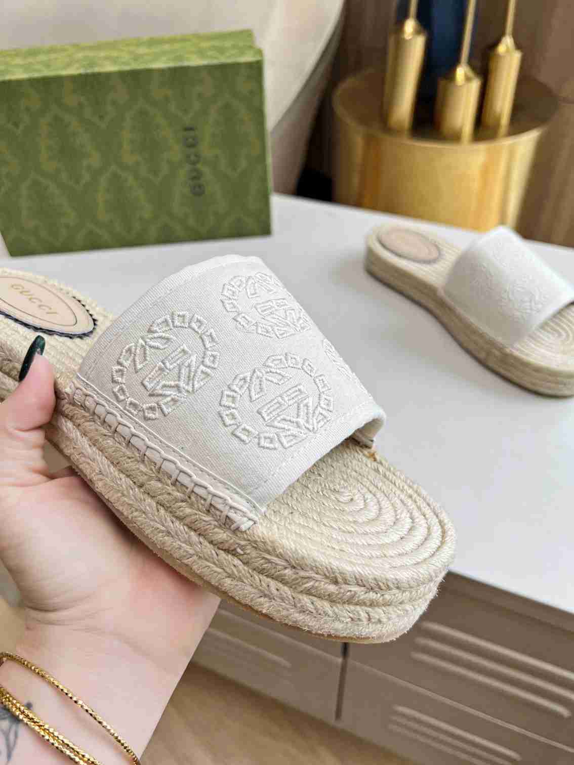 GU Slippers Sandals ESPADRILLE  2 Color 's