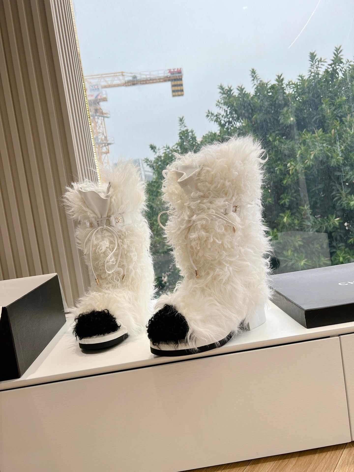 CHL Fur Boots High