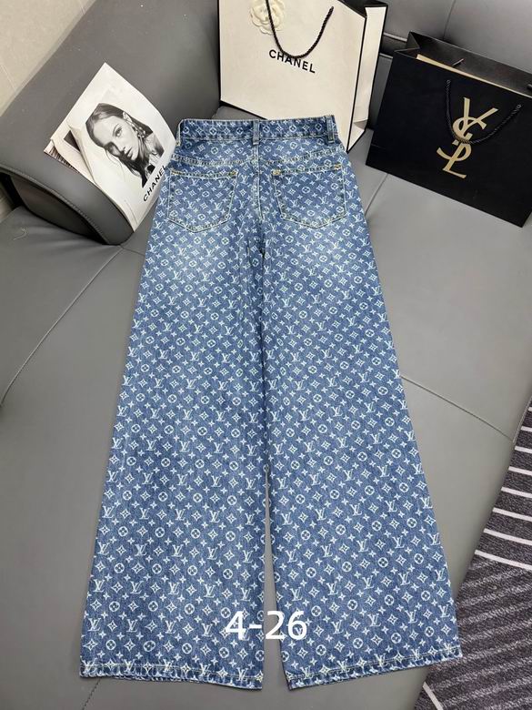 LU Pants Jeans Woman Monogram