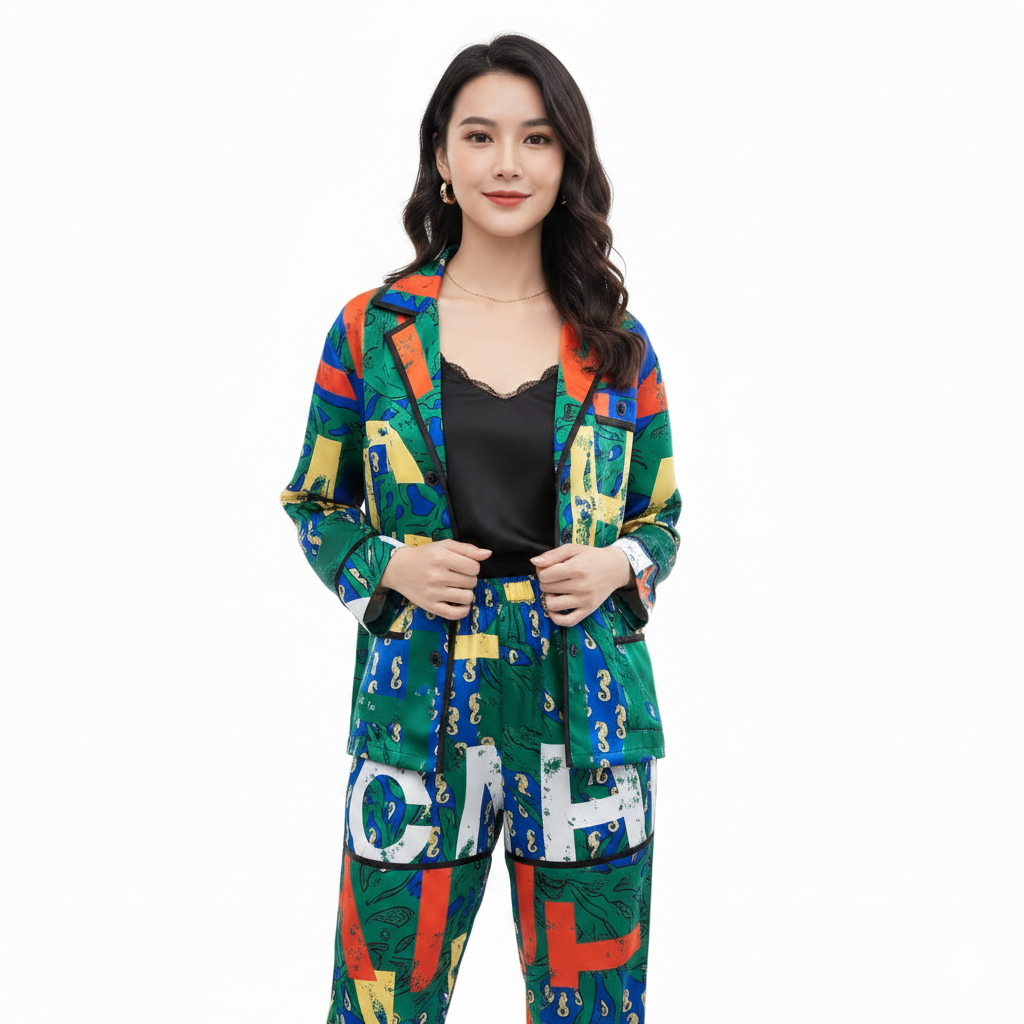 CHL Beach collection Woman jacket and pants set GQ