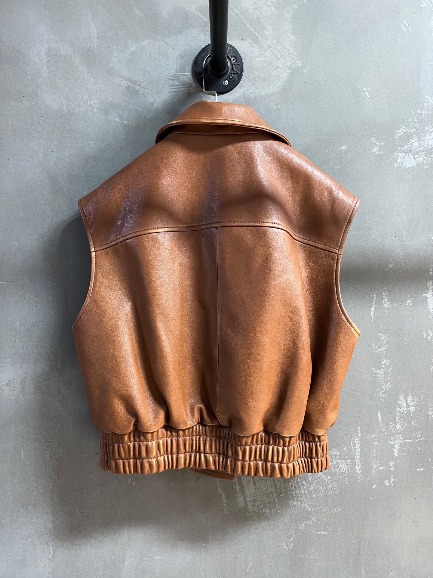 MI MI Leather Jacket Woman