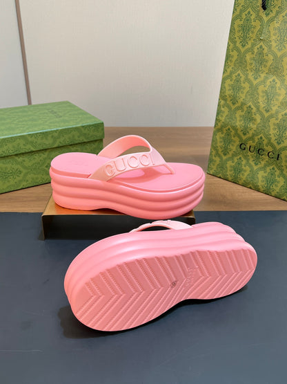 GU Slippers Wedge  3 Color 's
