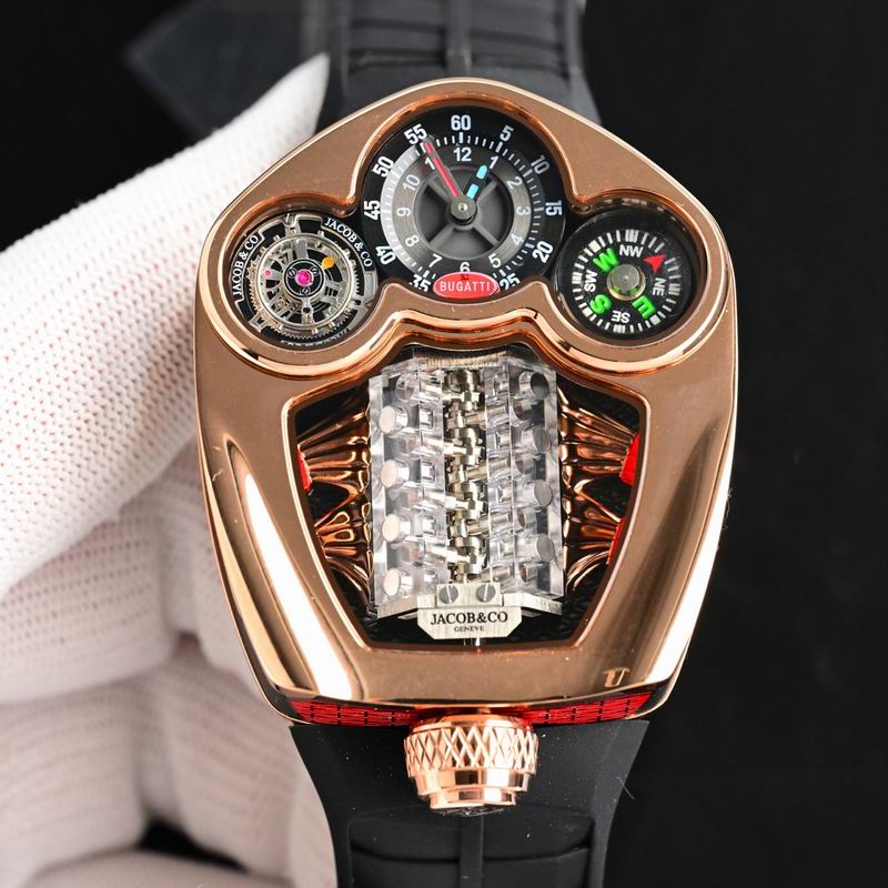 JAC Bugatti Tourbillon Watches 4 Color's