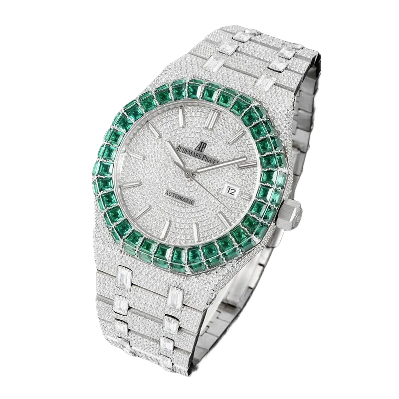 PIGU Watches Jeweled Crystals 42 mm
