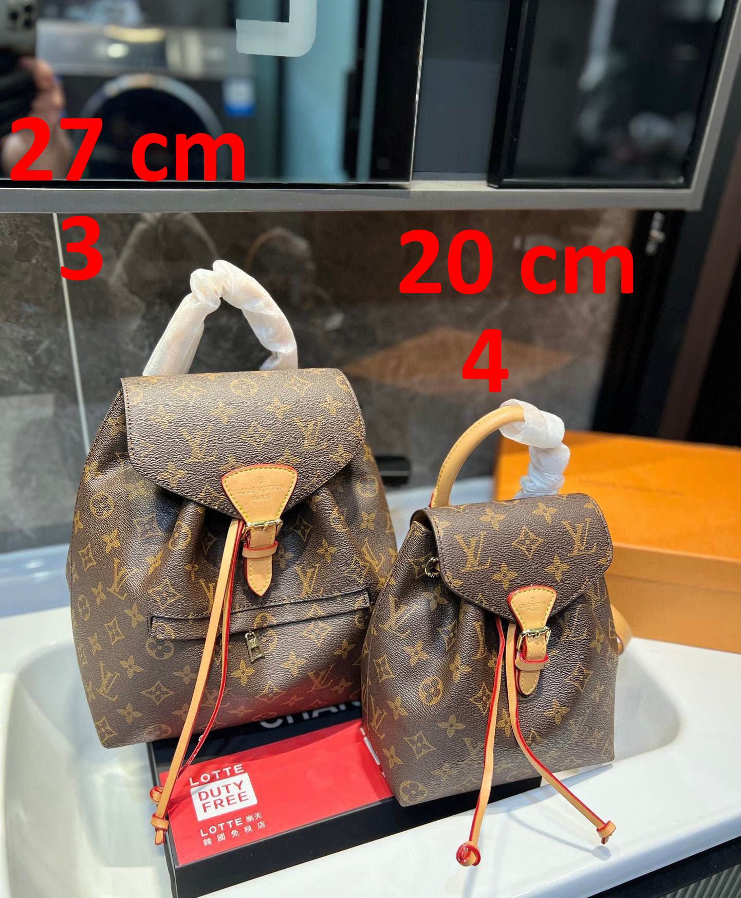 LU Backpack Bag 4 Color's Small Size's