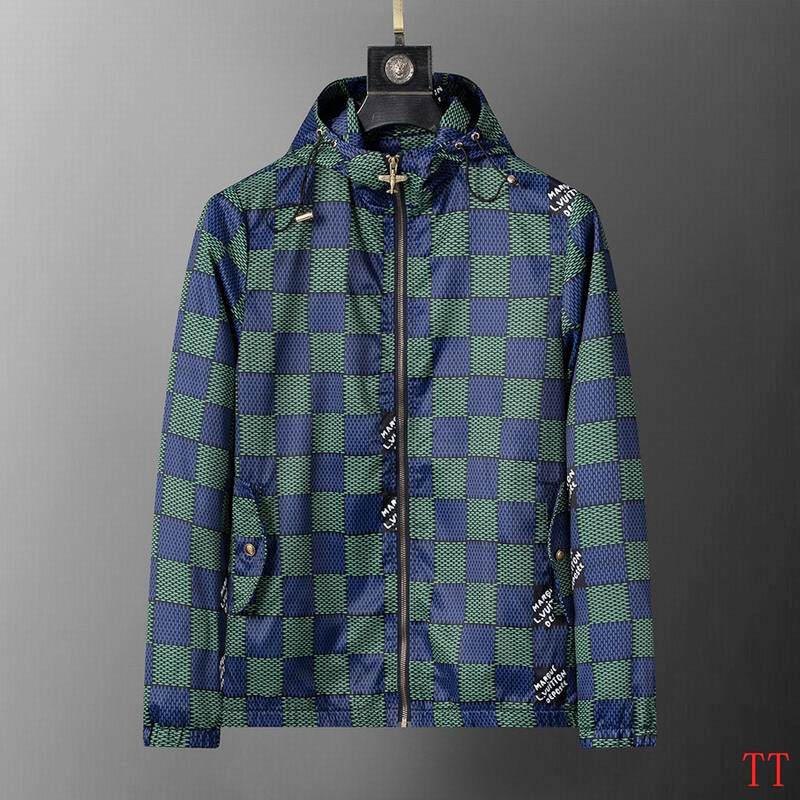 LU Monogram Jacket Ebene Windbreak Hoodie