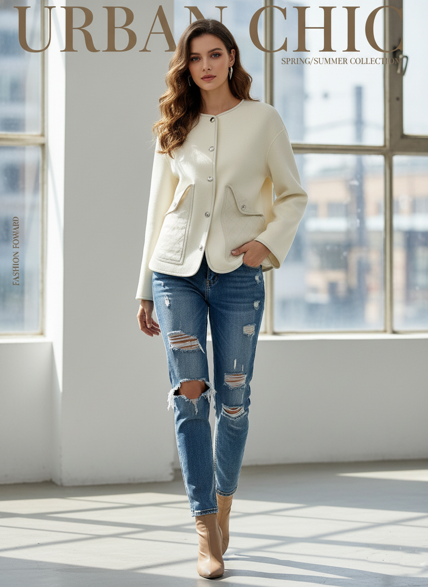 HRM Wool Woman Jacket 2 Color 's
