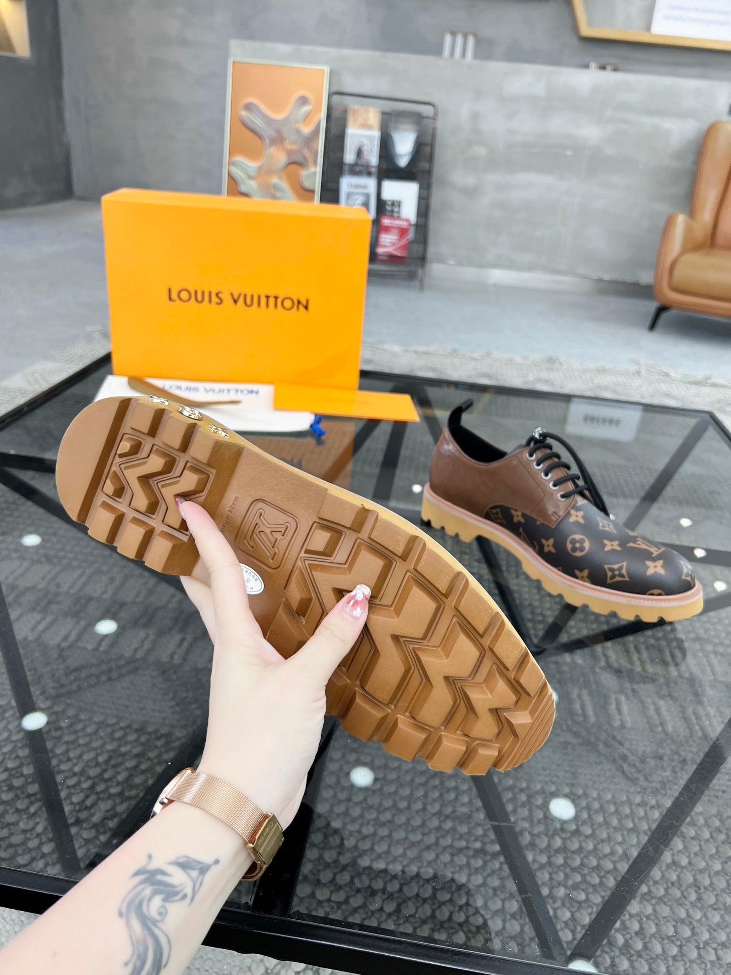 LU vs Timber land Man Shoes 46