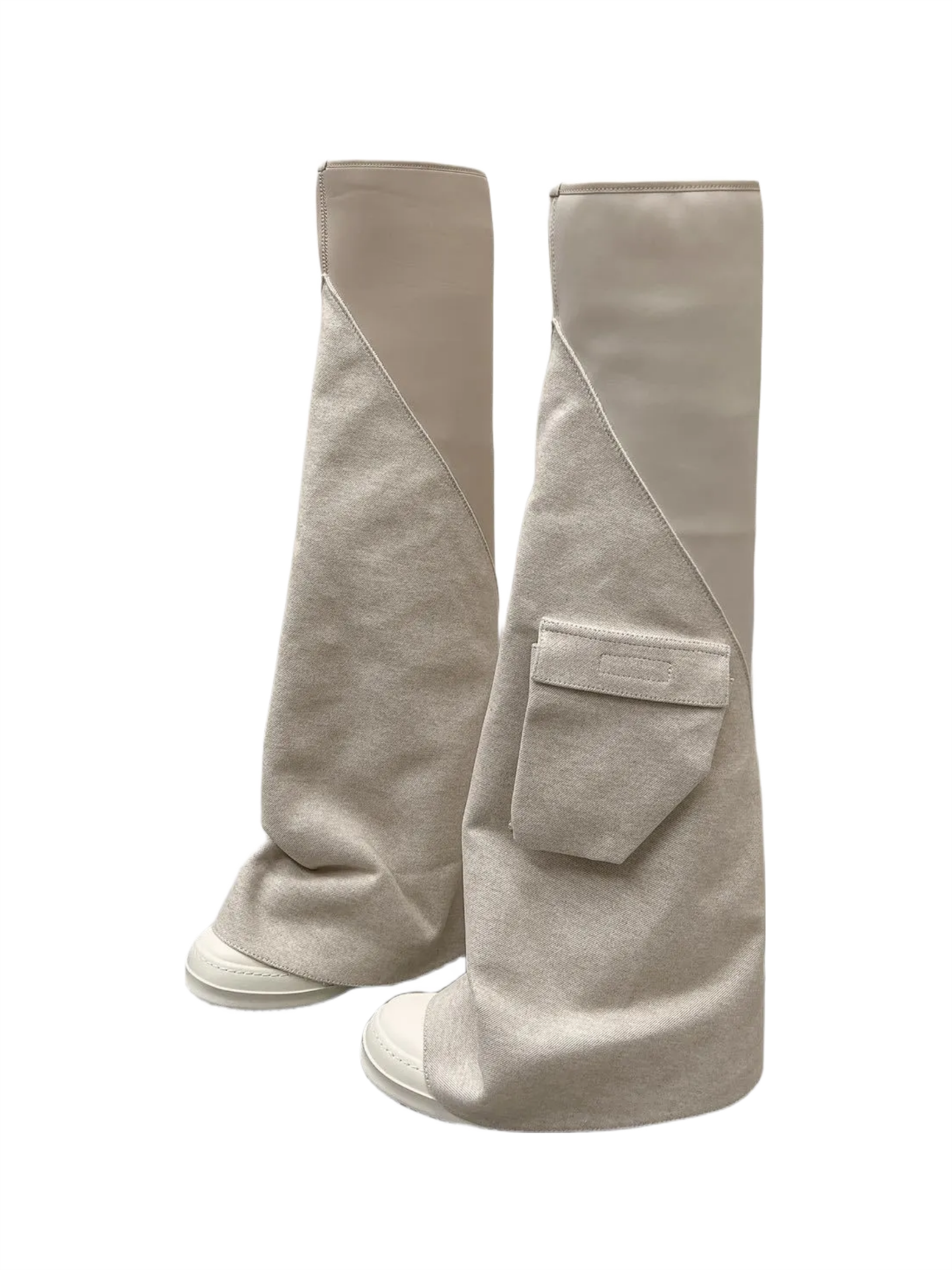 Rick Owen cargo fetish knee length boots Woman 2 Color's