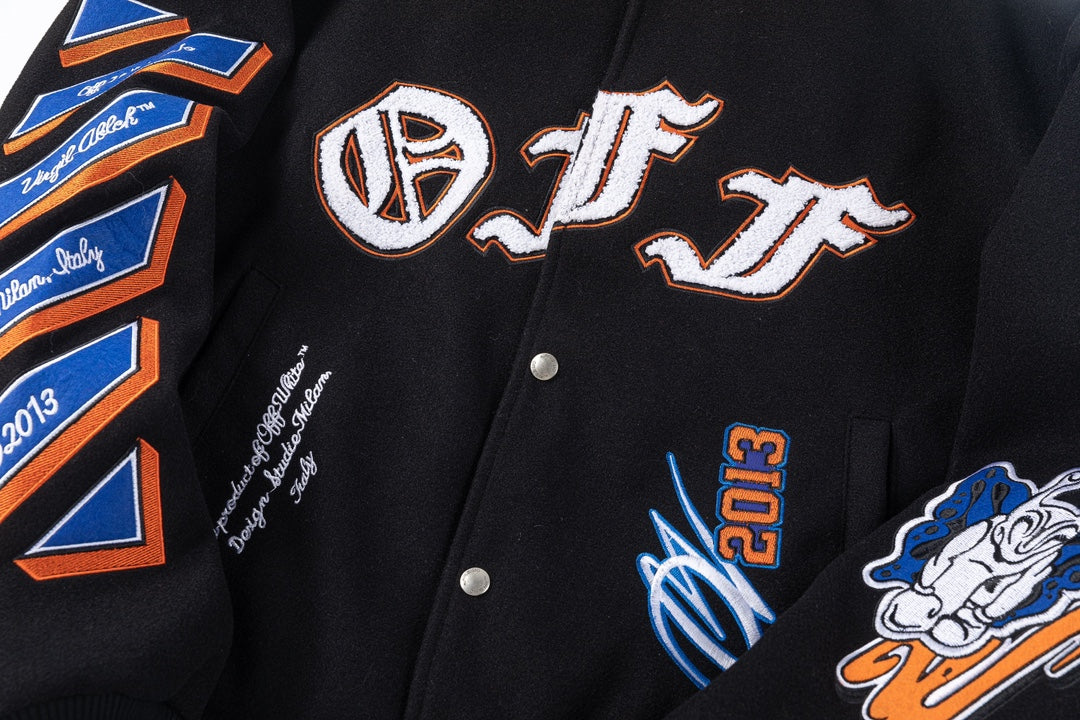 OFF WITE Jacket Varsity 2 Color's