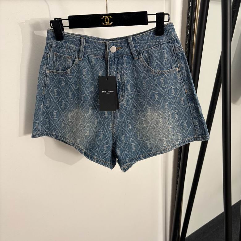 Y L Pants Shorts Jeans Woman Monogram