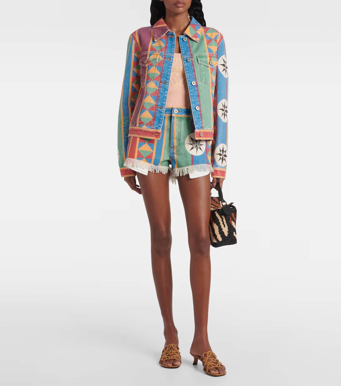 LOVE Pants Shorts Jeans Denim Woman Limited Ibiza