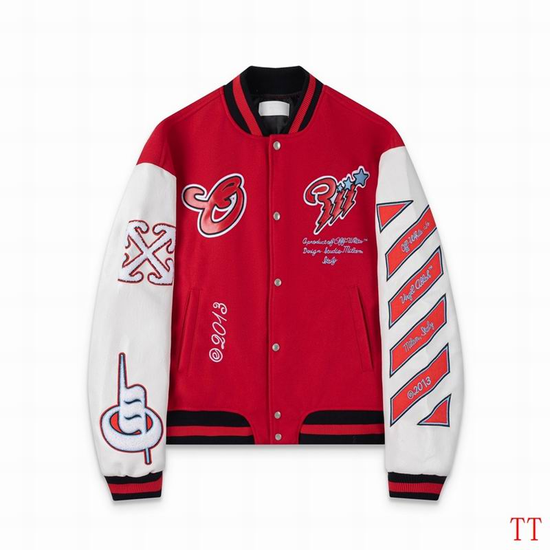 OFF WITE Jacket Baseball Varsity Bomber