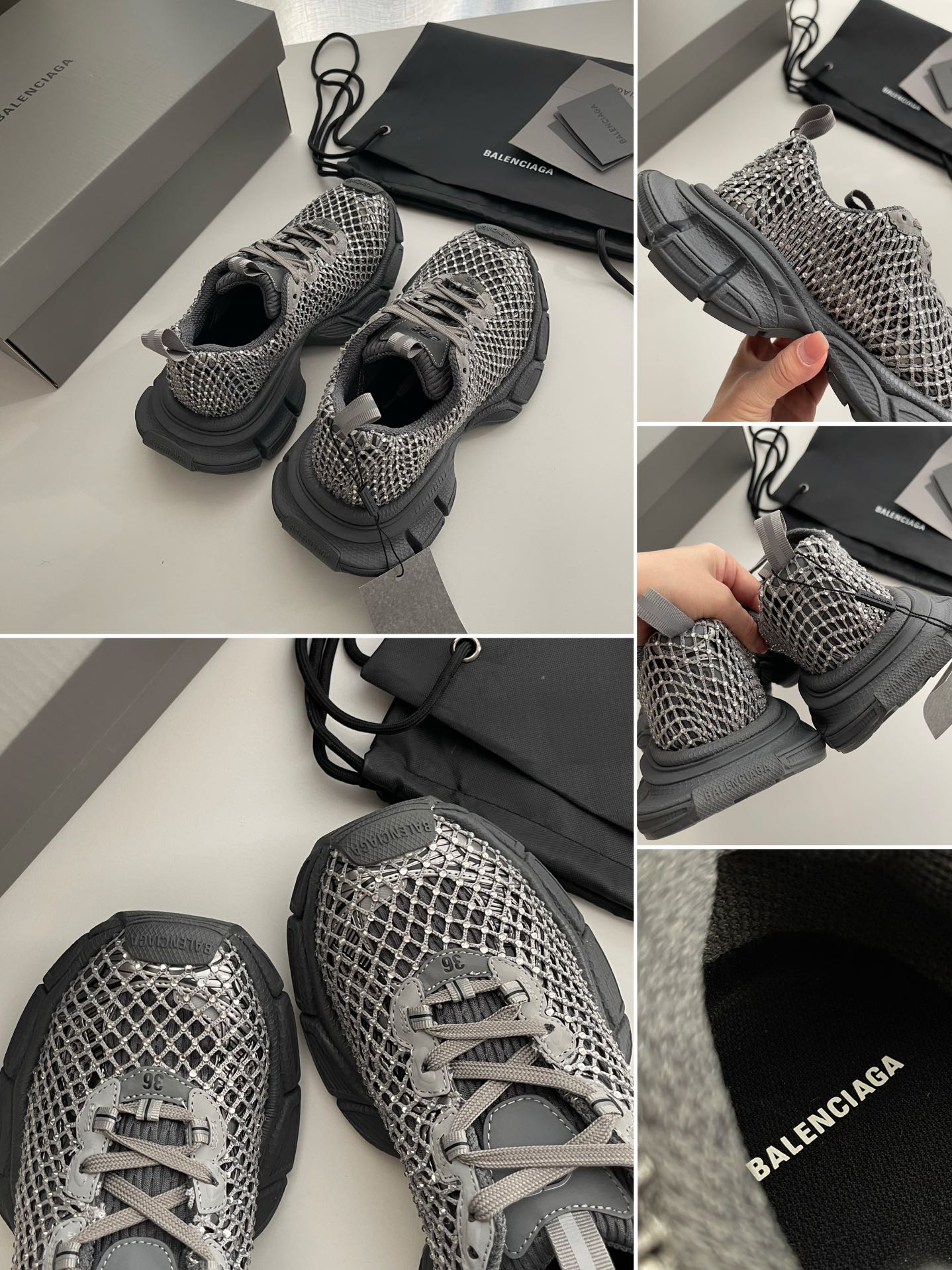 SNBAL Sneakers Trainers 3 Color's 46