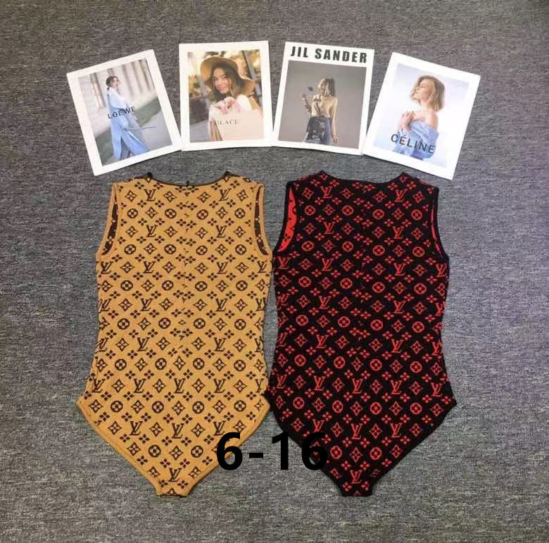 LU Bodysuit Underwear Jacquard Woman 2 Color's