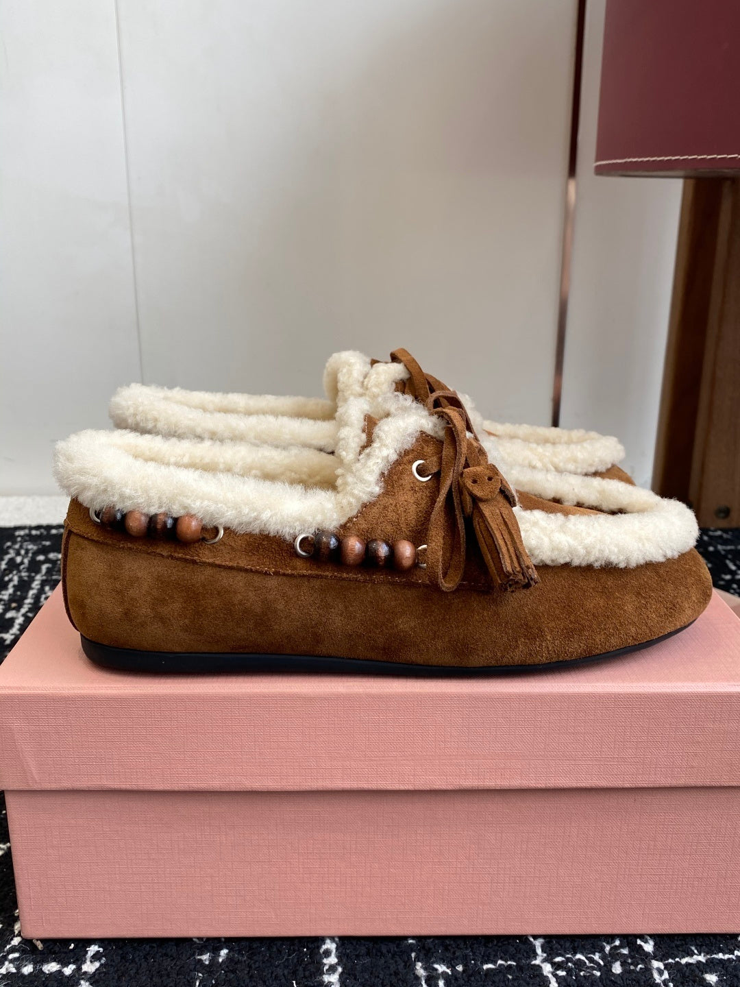 MIU MI Fur Shoes Woman 2 Color's ugg