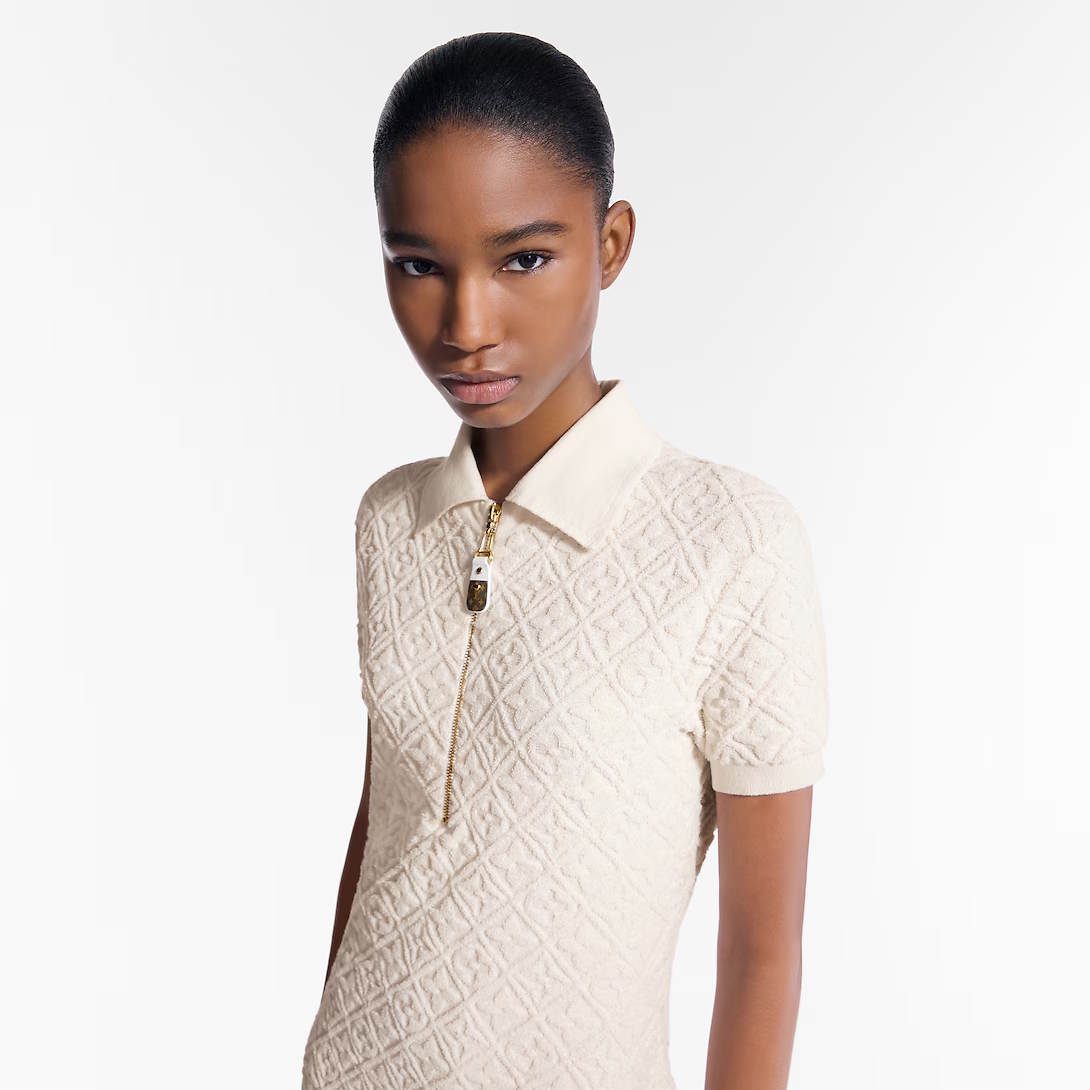 LU Monogram Flower Toweling Dress limited IOFF