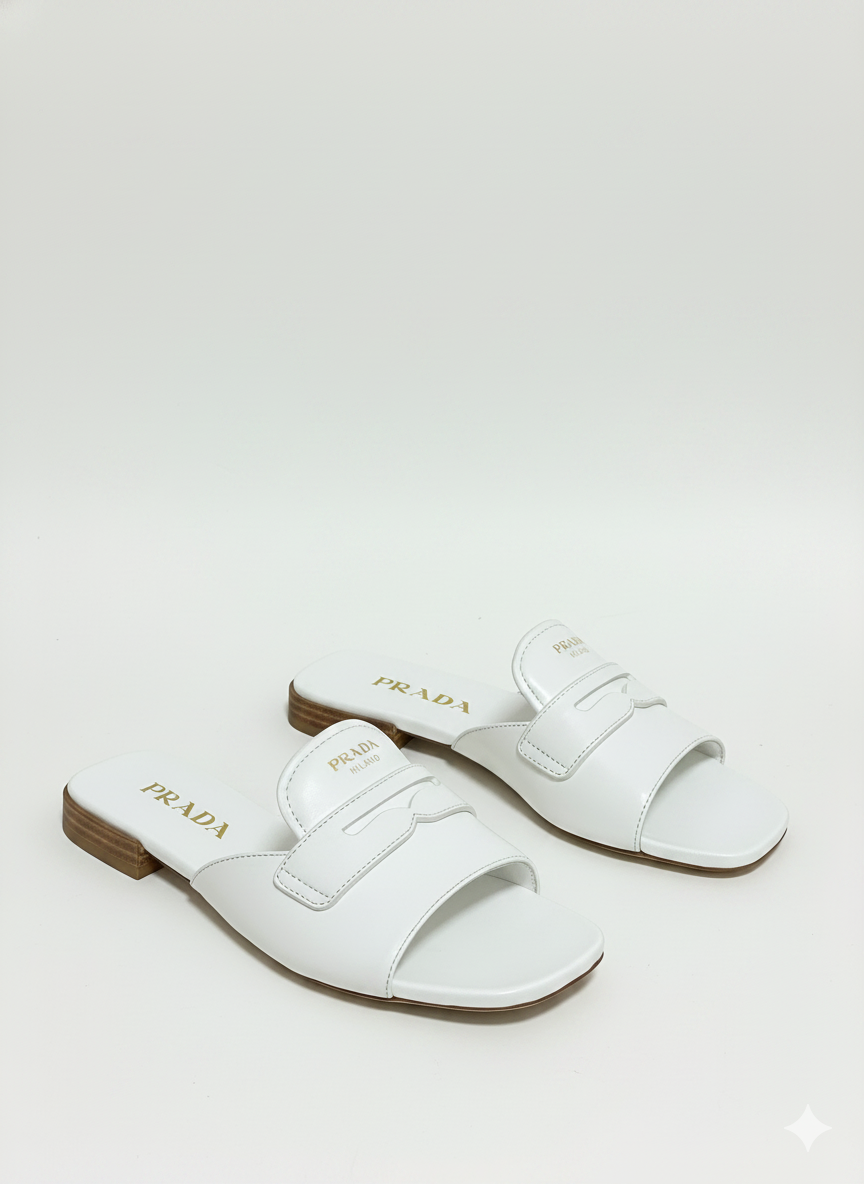 PRD slippers Woman White