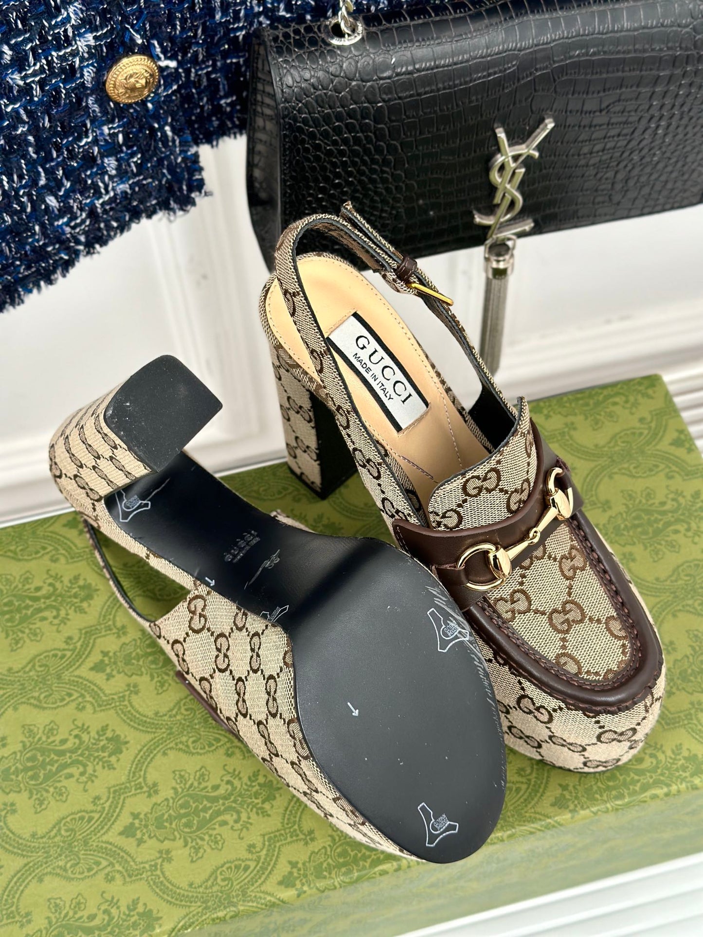 GU Platform Wedge Shoes