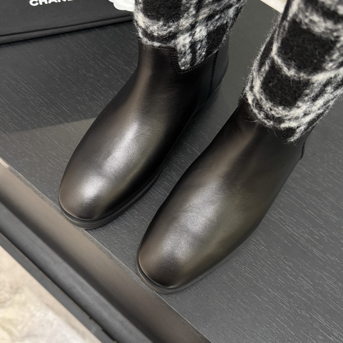 CHL Boots High tweed