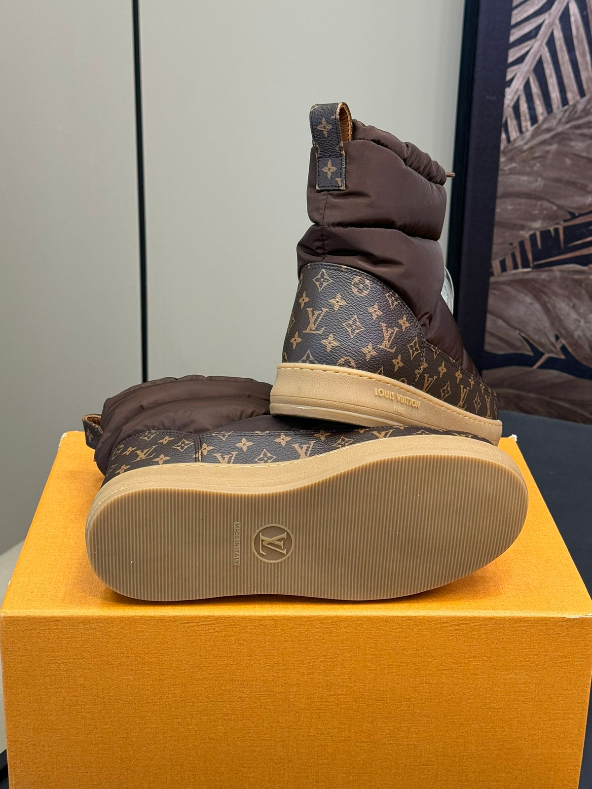 LU Puffer Boots Woman Low