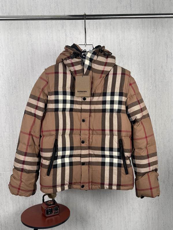 BURBBER down Man Jacket Hoodie