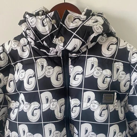 G D Man Quilted Jacket Hoodie