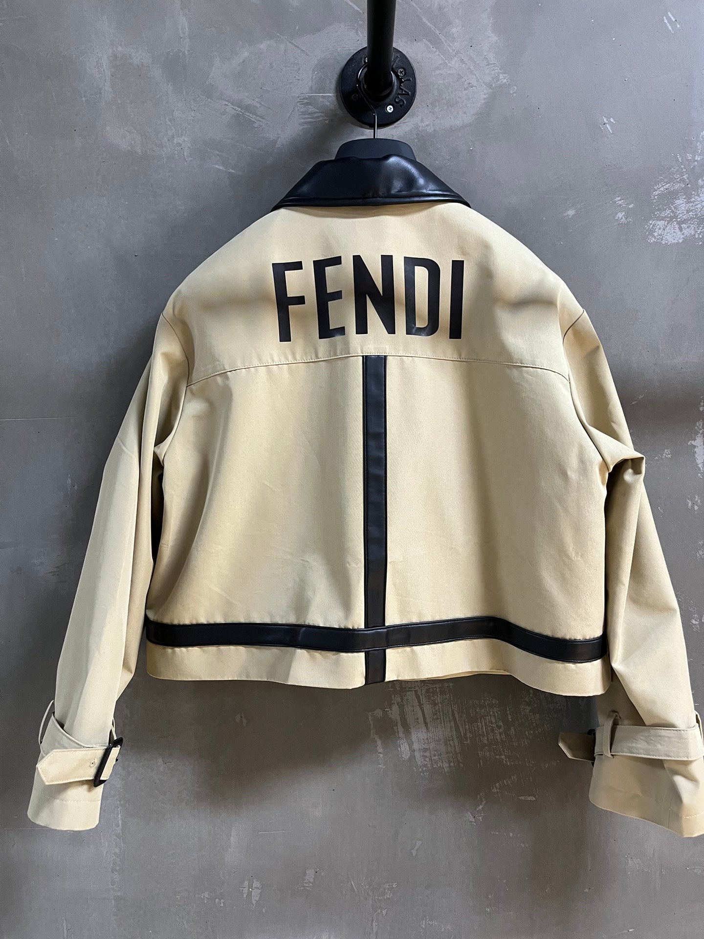 FEN Leather trim Jacket