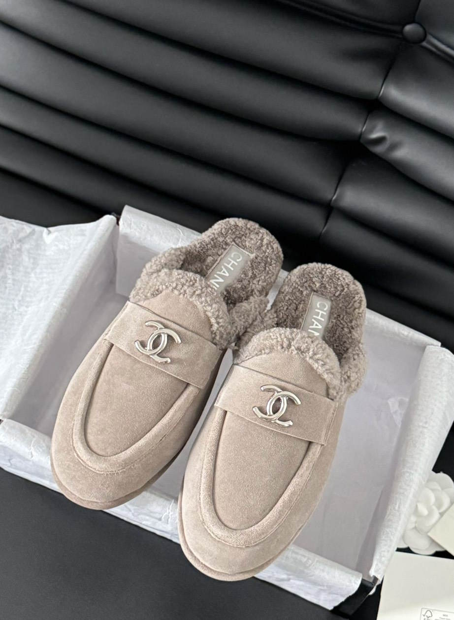 CHL Shearling Mule Shoes Woman3 Color's