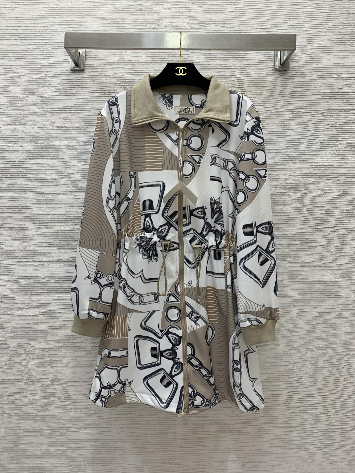 HRM zipped drawstring dress limited season 2024 -D285
