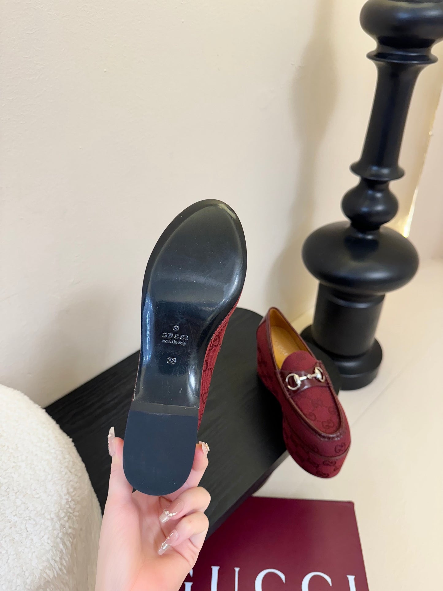 GU Platform Shoes Woman 3 Color's Horsebit 42