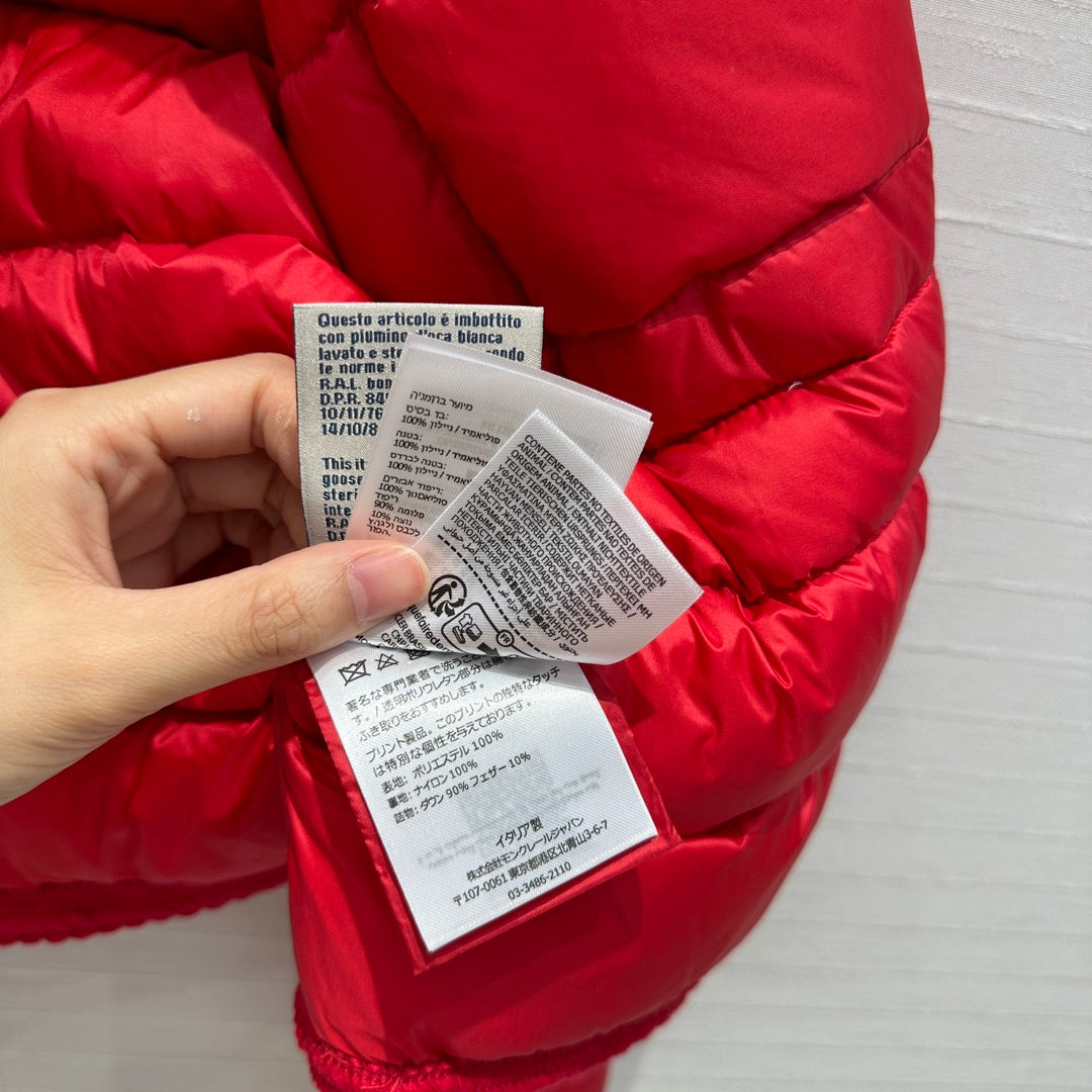 MONCR Lite Down Jacket Woman Red