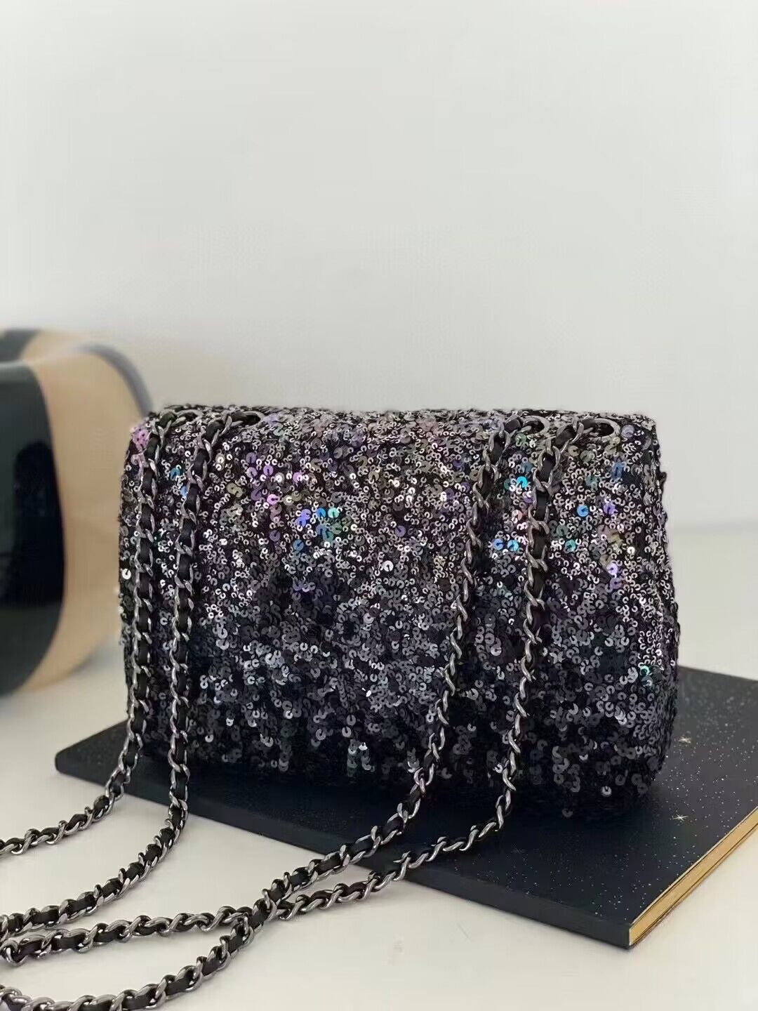 CHL Bag Small Sequin 20 cm 2 Color 's