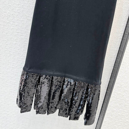 LU Sequin panel Black  Dress