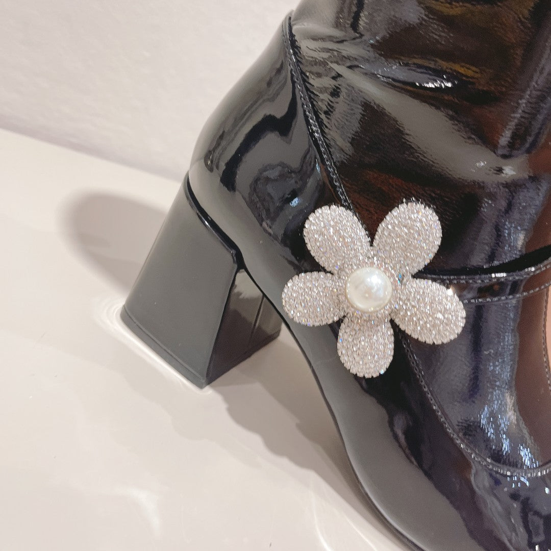 MIU MI Boots Brooch
