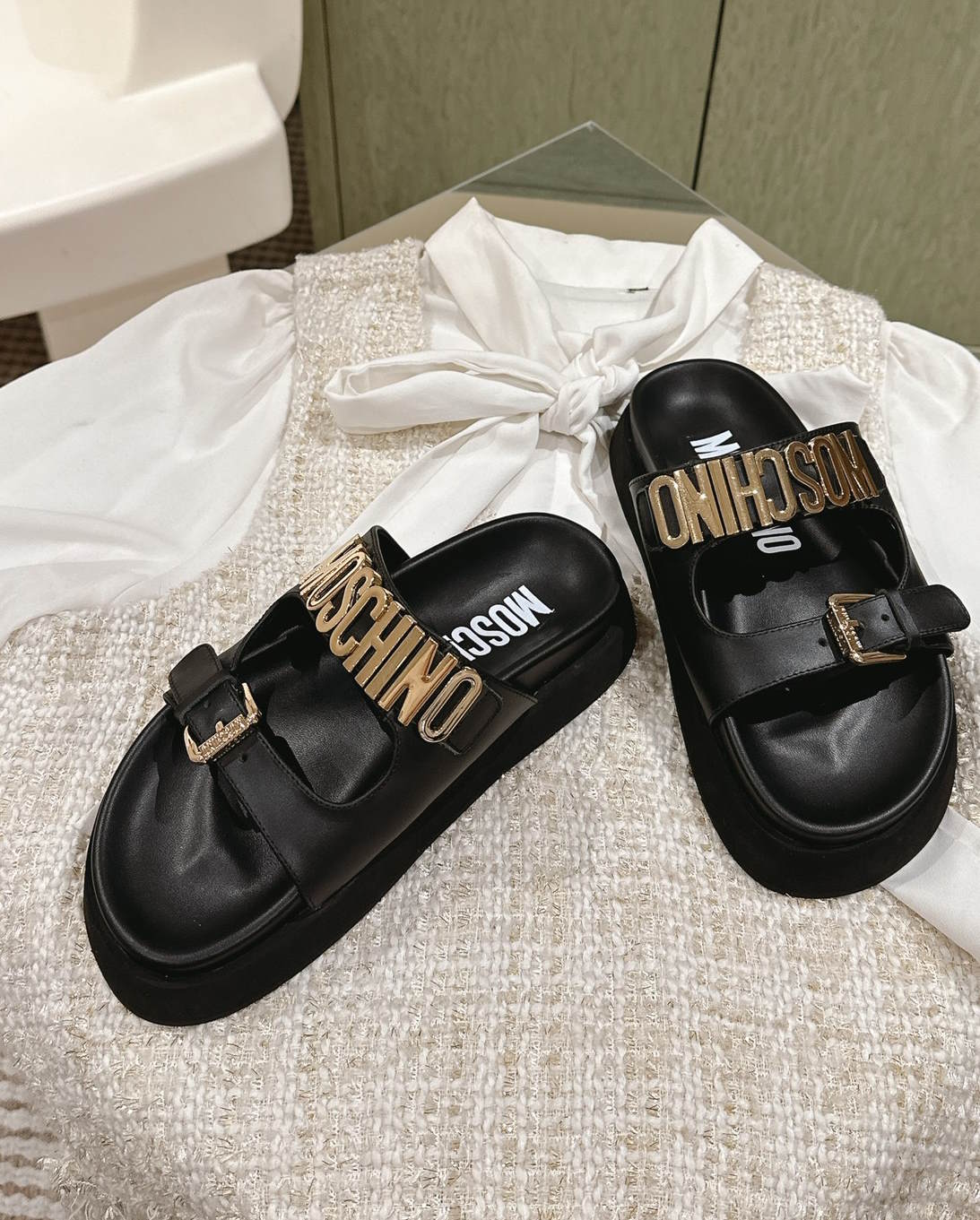 MOS*CHINO Slippers Sandals 2 Color 's