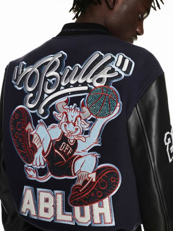 OFF WITE Varsity Jacket Jersey GO