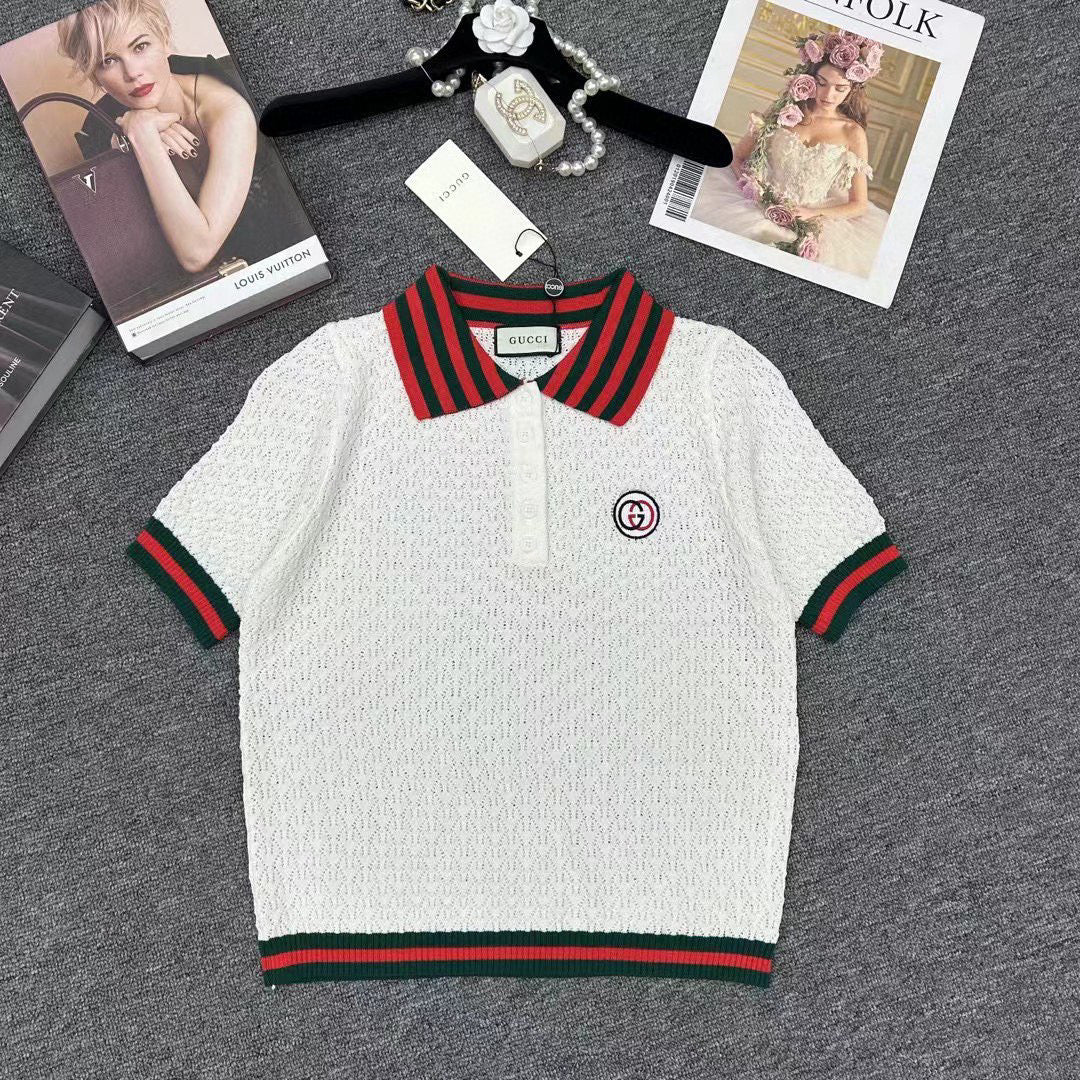 GU T-shirt  knitted Woman 3 Color 's Limited Polo