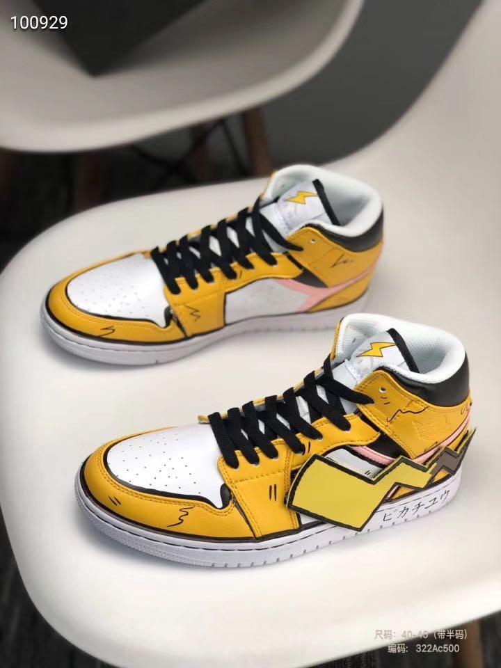 N*ke Max Sneakers Jorda 1 Sneakers Picachu