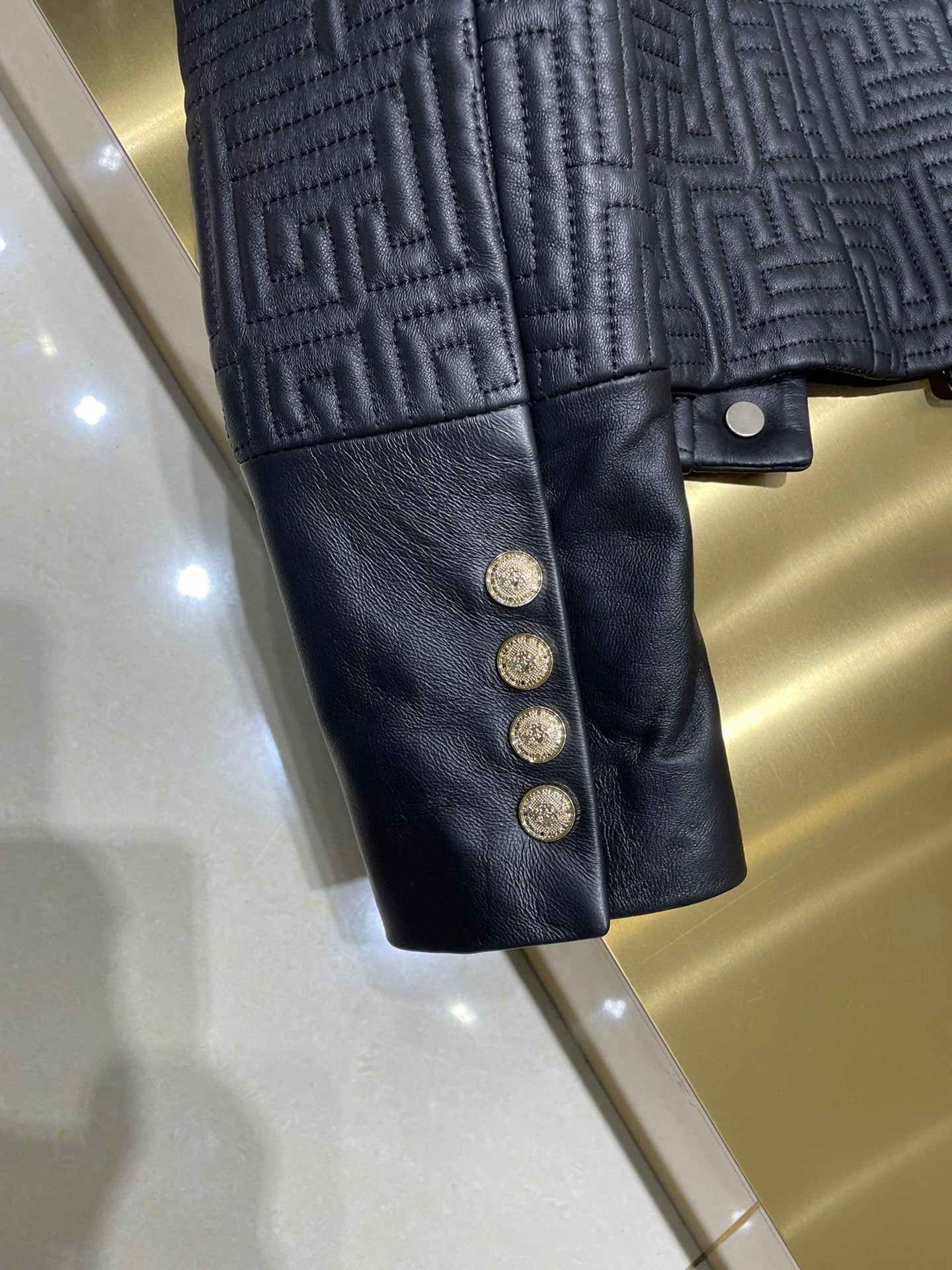 BALMA Leather Jacket Woman