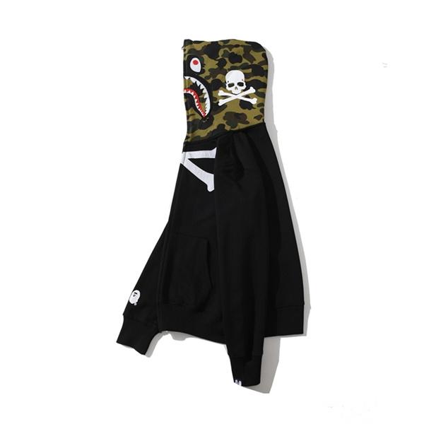 Bape Sweater Jacket Hoodie Black