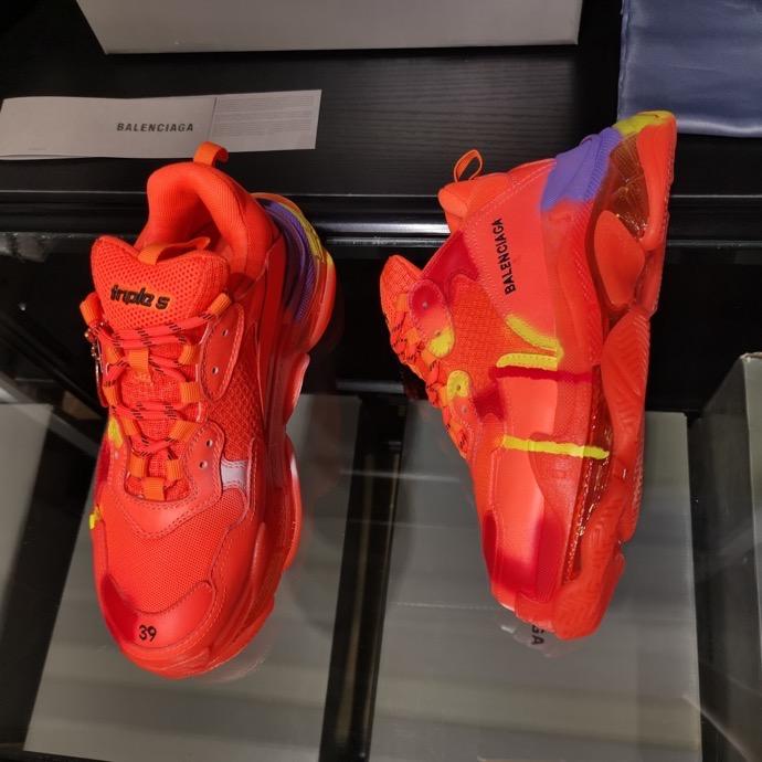 SNBAL Triple S Sneakers Orange