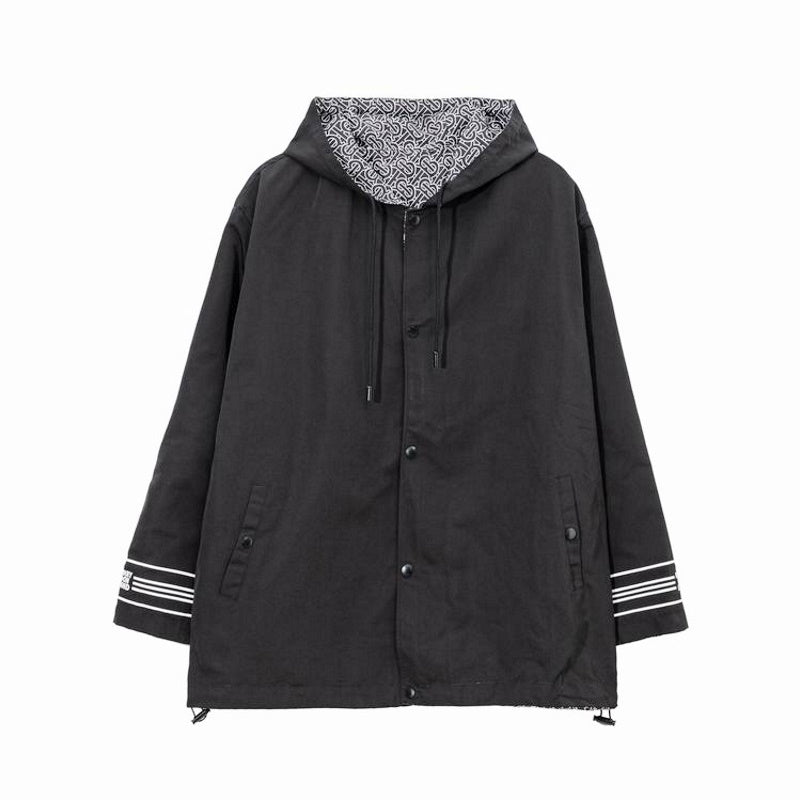 *BURBBER Jacket Black Windbreaker