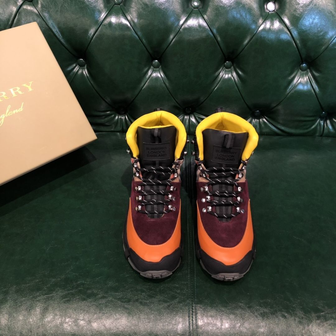 *BURBBER Sneakers High Orange