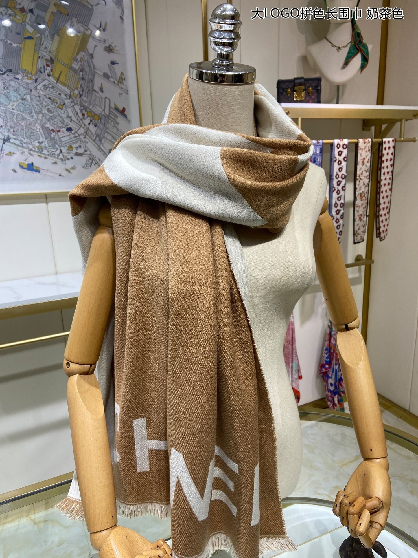 CHL Scarf Monogram 2 Color 's