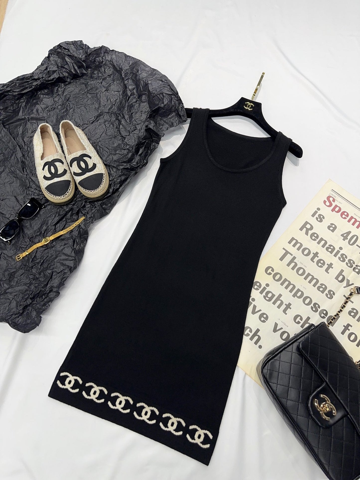 CHL Dresses Knitted Black