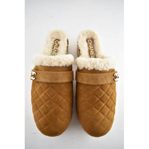CHL Shearling Mule Slippers 4 Color 's