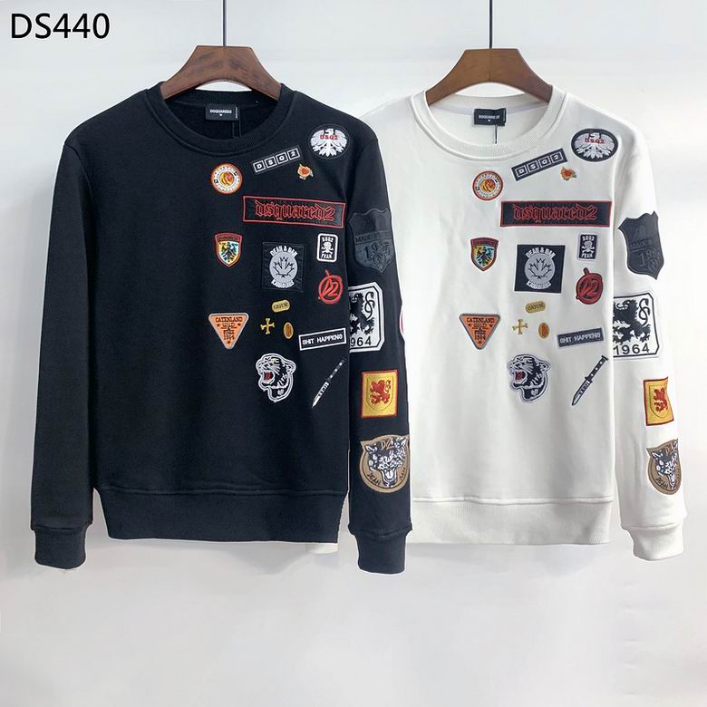 DSQ Sweater Sweatshirt 2 Color 's Badge