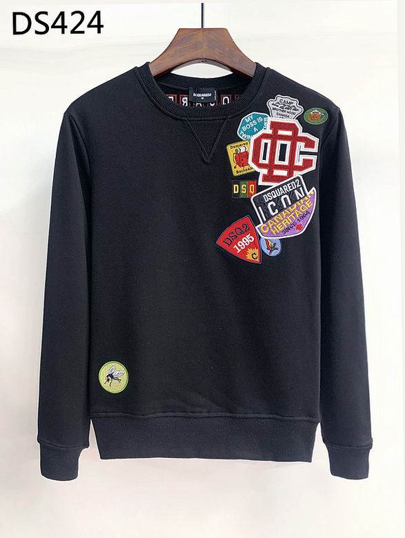 DSQ Sweater Sweatshirt 2 Color 's Badge