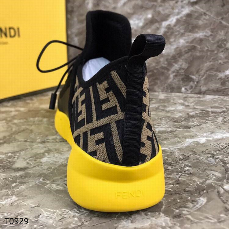 Fen Sneakers Black Yellow